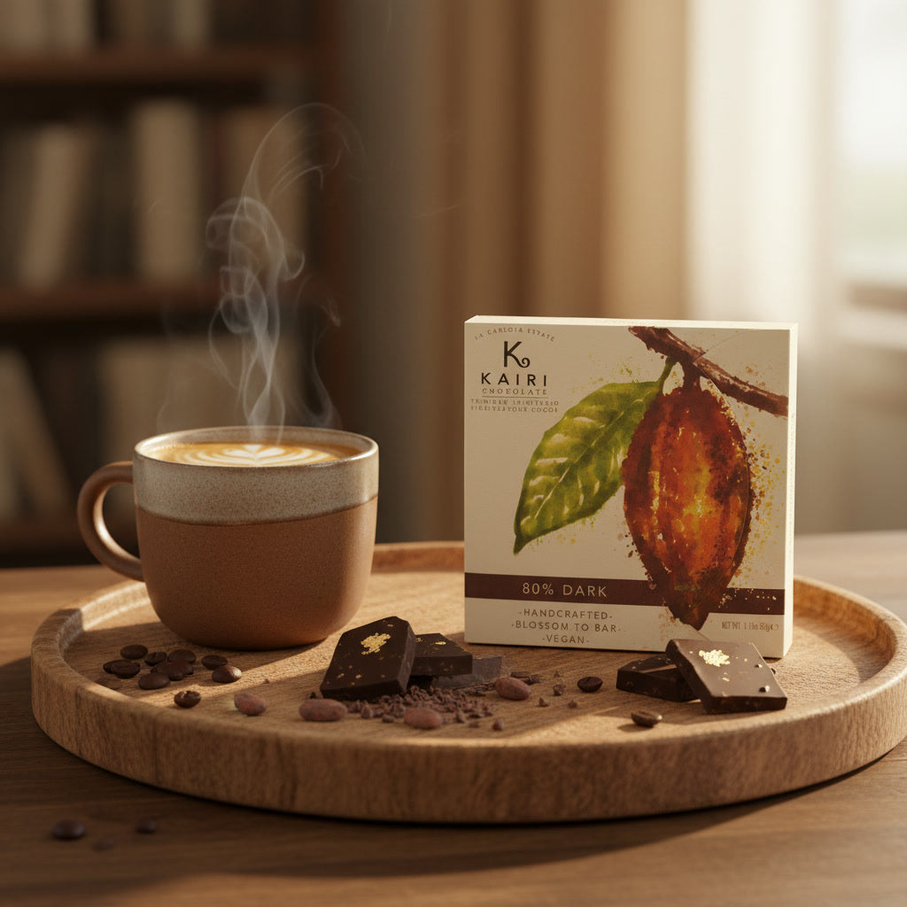 Kairi 80% Dark Chocolate | Tree to Bar Single Estate Vegan Chocolate from Trinidad