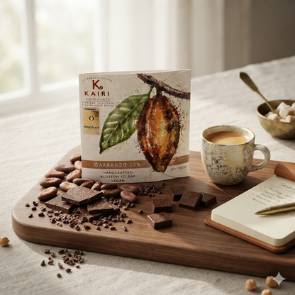 Kairi 50% Vegan Dark Chocolate with Garbanzo Beans | Tree to Bar Trinidad Chocolate