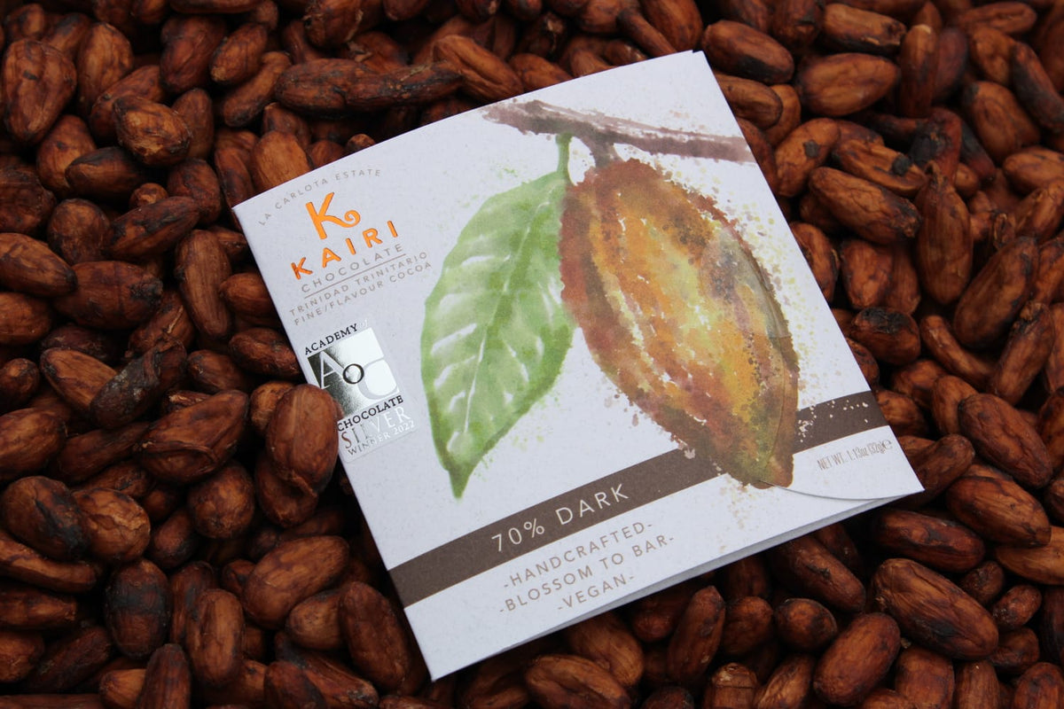 Kairi 70% Dark Chocolate | Tree to Bar Single Estate Vegan Chocolate from Trinidad